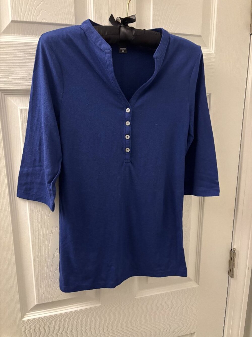 Victoria's Secret V Neck Button Tee